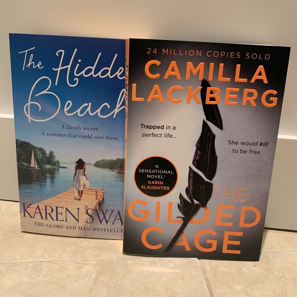 TWO ADULT FICTION BOOKS